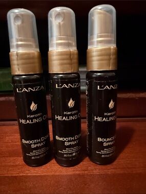 3 Lanza Keratin Healing Oil Bounce Up Spray travel size